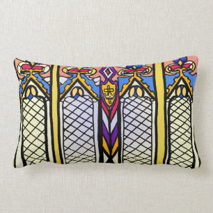 Coussins en verre souillé