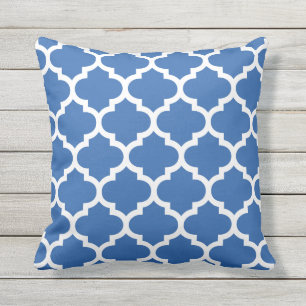 Coussins extérieurs de motif de Quatrefoil de ble