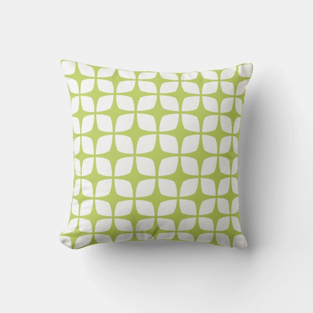 Coussins extérieurs de vert de chaux - motif (Recto)