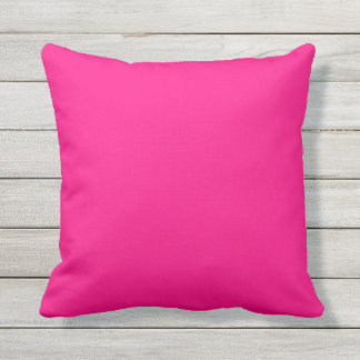 Coussins extérieurs roses chaudes
