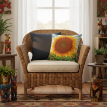 Coussins Extérieurs Tournesol - Impression d'Art F