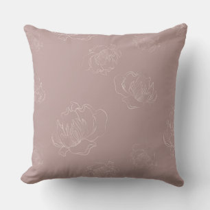 Coussins floraux de la Terre de luxe
