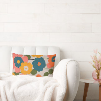 Coussins floraux décoratifs accent dans le minima 
