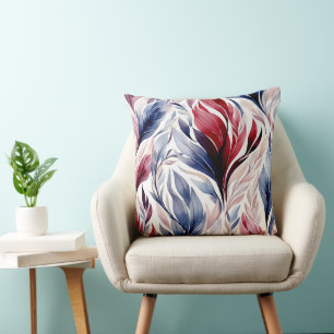 Coussins jetables bleus et bordeaux à thème