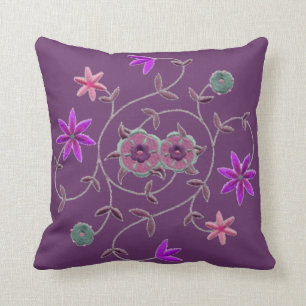 Coussins lilas de jardin d'agrément de ressort de