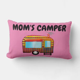 COUSSINS LOMBAIRES ROSES POUR CAMPER DE MAMAN