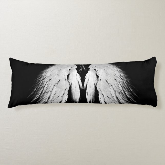 Coussins Longs AILES ANGEL Monogramme Noir (Devant)