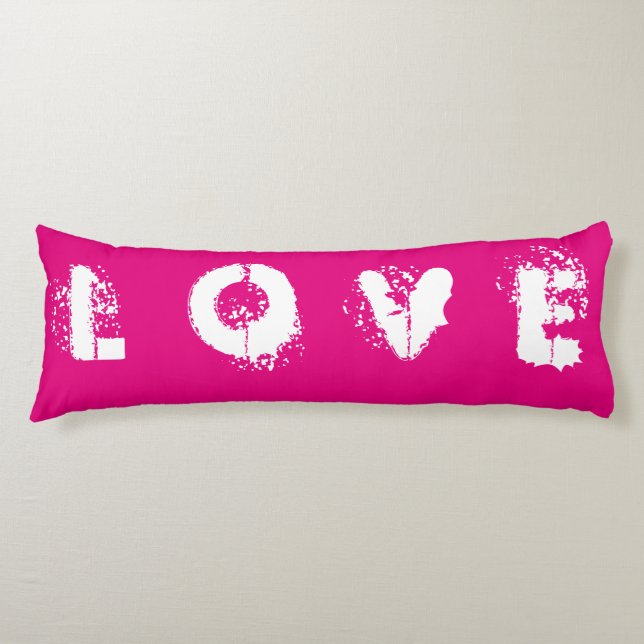 Coussins Longs AIMER Oreiller corps rose (Devant)