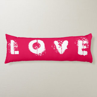 Coussins Longs AIMER Oreiller Corps Rouge