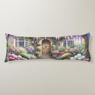 Coussins Longs Allée de jardin de conte de fées