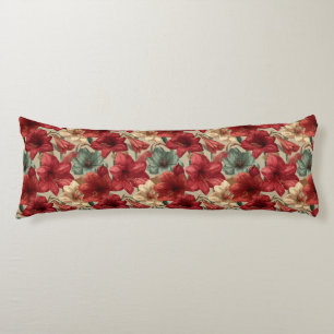 Coussins Longs Amaryllis Texture Esthétique Décor Mémoire Victori