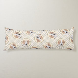 Coussins Longs American Foxhound Red Walker mignonne Peinture Chi