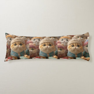 Coussins Longs Amis duveteux pour toujours