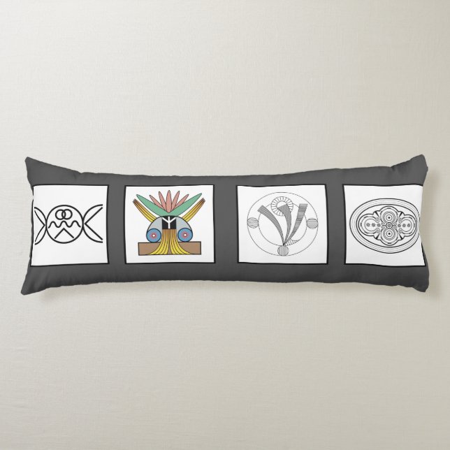 Coussins Longs Amour Paix Liberté Harmonie Corps Oreiller (Devant)