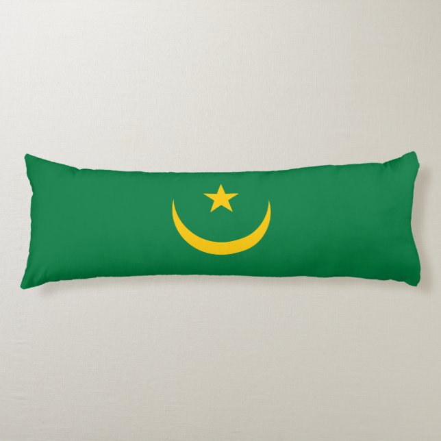 Coussins Longs Ancien drapeau mauritanien (Devant)