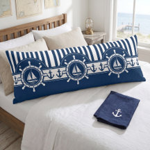 Ancre de marine bleu nautique voile