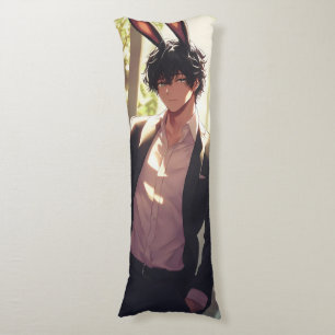 Coussins Longs Anime Ikemen Lapin Élégant