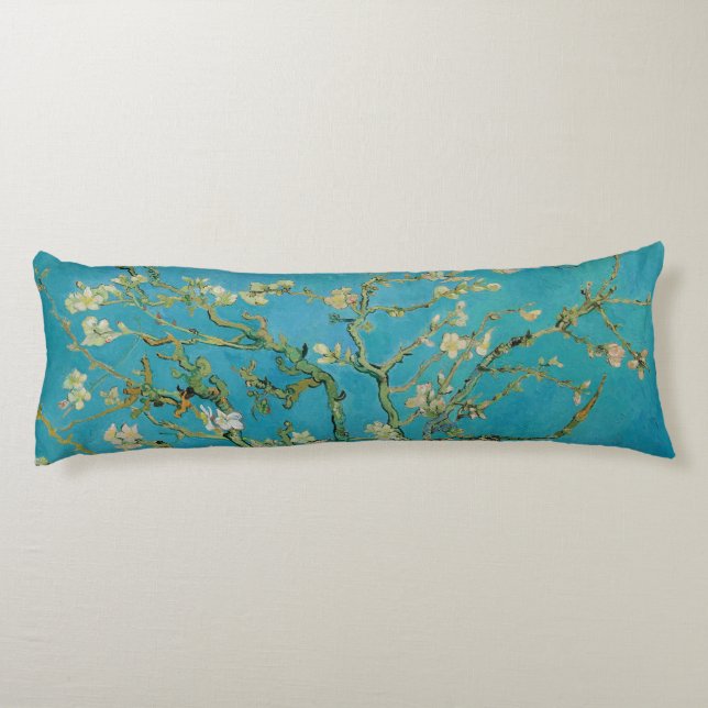 Coussins Longs Arbre d'amande en fleurs par Van Gogh (Dos)
