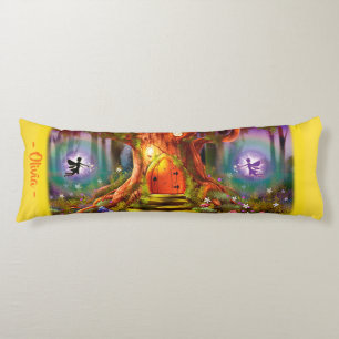Coussins Longs Arbre magique féerique somnolent. Coutume géante