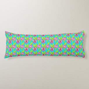 Coussins Longs Art Nouveau Floral Aquarelle Motif décorative