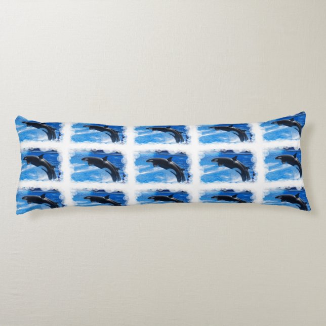 Coussins Longs Baleine d'orque (Dos)