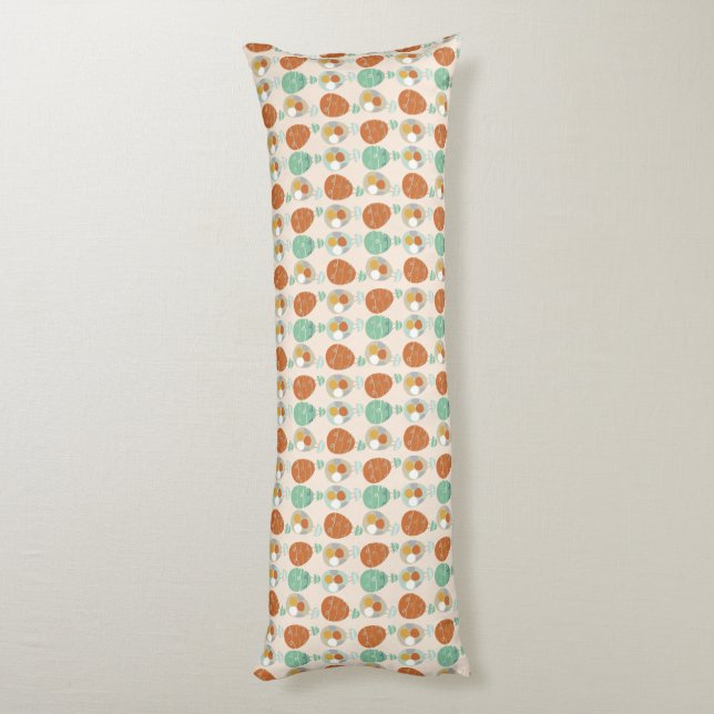 Coussins Longs Ballons Whimsical à air chaud (Dos (Vertical))