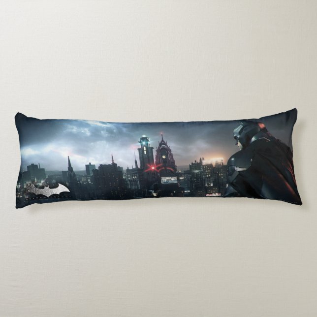 Coussins Longs Batman regarde la ville (Dos)