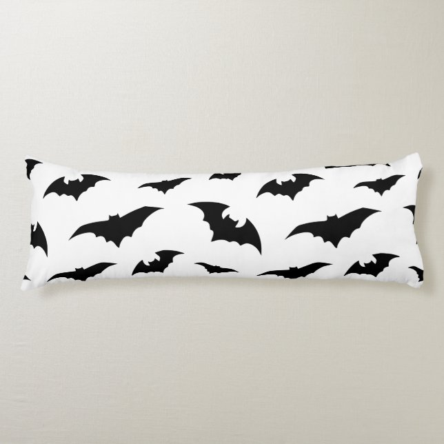 Coussins Longs Bats Everywhere Spooky Halloween Decor  (Devant)