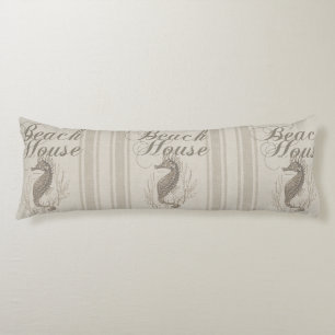 Coussins Longs Beach House Seahorse Seashore