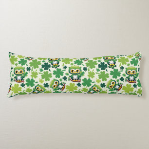 Coussins Longs Bébé Hibou Mignon St Patrick Dessin Animé
