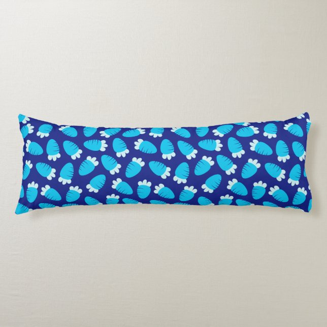 Coussins Longs Bleu carottes de Chubby (Devant)