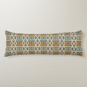 Coussins Longs Blue Turquoise Turquoise Orange Tan Brown Tribal A