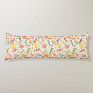 Coussins Longs Bonbons et motif de sucrerie