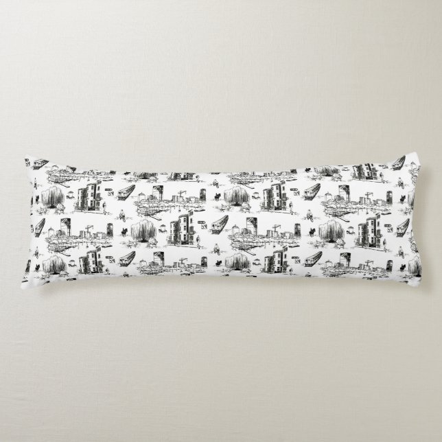 Coussins Longs Boston Toile (Devant)