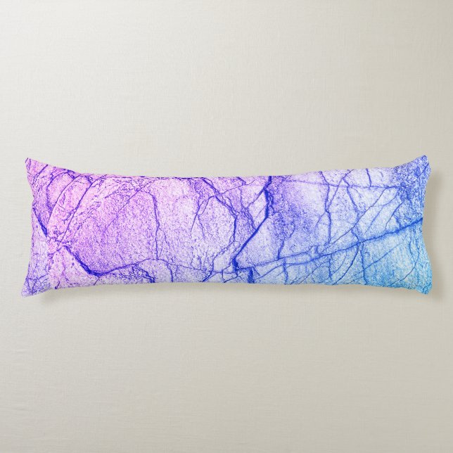 Coussins Longs Boucles d'oreilles avec aspect marbre violet Two T (Devant)