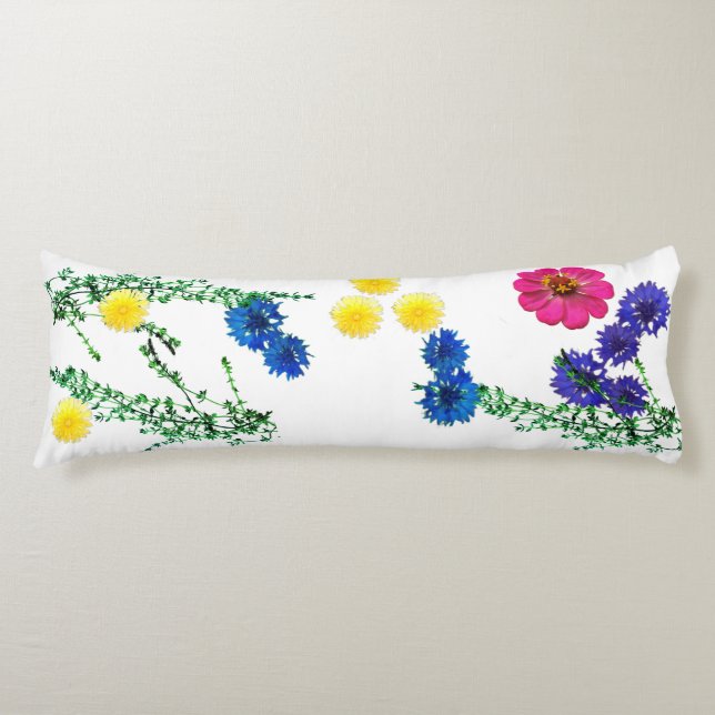 Coussins Longs Bouquet  (Devant)