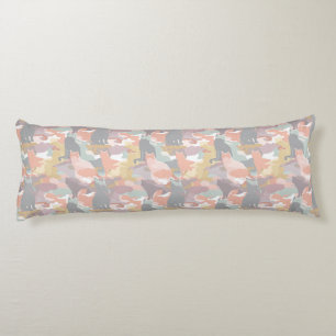Coussins Longs Bouquet Camouflage de Chat Maison Cosy Romantique