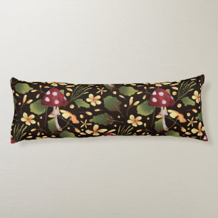 Coussins Longs Bouteille de champignons