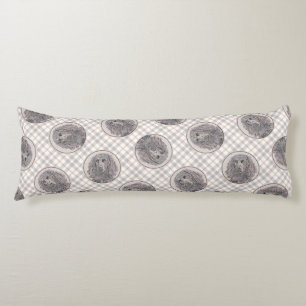 Coussins Longs Boykin Spaniel Peinture Little Brown LBD Dog Art