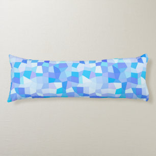 Coussins Longs Bright Blues Mosaic