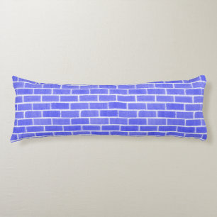 Coussins Longs Brique bleue