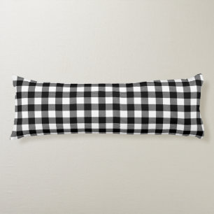 Coussins Longs Buffle noir blanc Plaid Décor de la ferme
