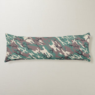 Coussins Longs Camo Woodland