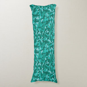 Coussins Longs Camouflage bleu persan 