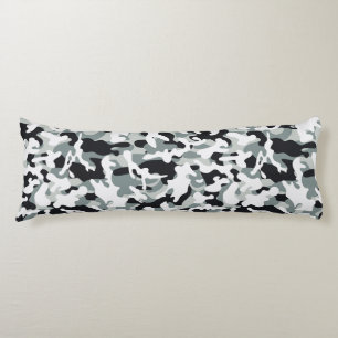 Coussins Longs Camouflage de poussière de neige