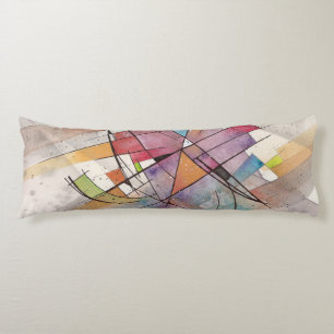Coussins Longs CANTATA en TONALITÉ PASTELLEUSE Art Abstrait