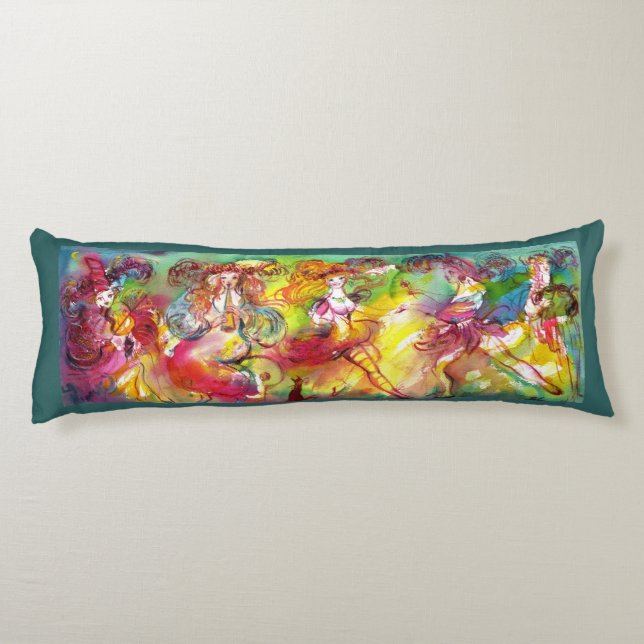 Coussins Longs CARNIVAL BALLET / Masquerade de Venise, Dance Musi (Dos)