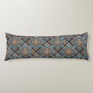 Coussins Longs Carrelage floral Motif Faux Céramique