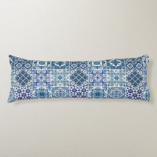 Coussins Longs Carrelage méditerranéen, Portugais, Azulejo, Majol