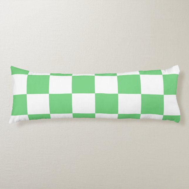 Coussins Longs Carton de tableau de bord vert rétro Y2K (Devant)